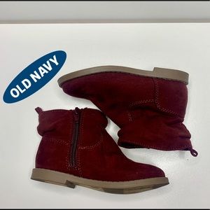 Old navy burgundy boot 💓